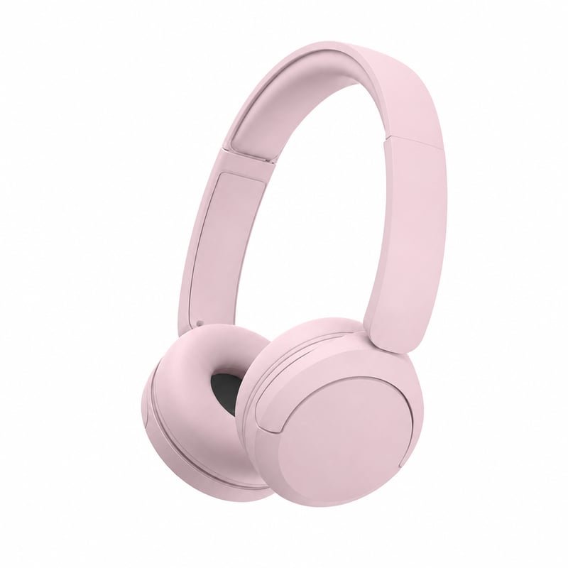 Sony WH-CH520 bežične Bluetooth slušalice, ružičaste, 50 sati trajanja baterije — Samo slušalice (stanje: pogledajte 2. sliku)