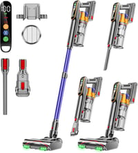 AOLOKO X15 Vezeték Nélküli Porszívó 50000Pa/580W, 70 Perces Üzemidő, 1,8L Portartály, HEPA Szűrő, LED Világítás, Fali Töltőállomás 1