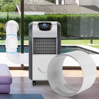 Sunshine smile 150 mm Légkondi Kipufogócső Adapter - Alumínium Klíma Csatlakozó Szellőzőcső Toldó Elem Jó Szigeteléssel, 5 Bar Nyomásig 7