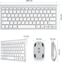 OMOTON rózsaarany Bluetooth billentyűzet, kompakt méretű 4