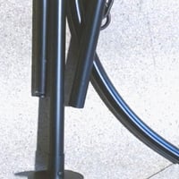 WSCMLXY Bară pentru perdea de duș de colț 70-95 x 70-95 cm, negru, oțel inoxidabil, fără găurire — Vizibil folosită (stare: vezi imaginea 2) 2