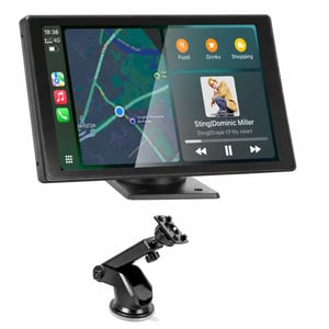 Afișaj auto Android CEMOFE de 8 inchi, Apple CarPlay wireless, portabil — Fără cameră pentru marșarier (stare: vezi a doua imagine)