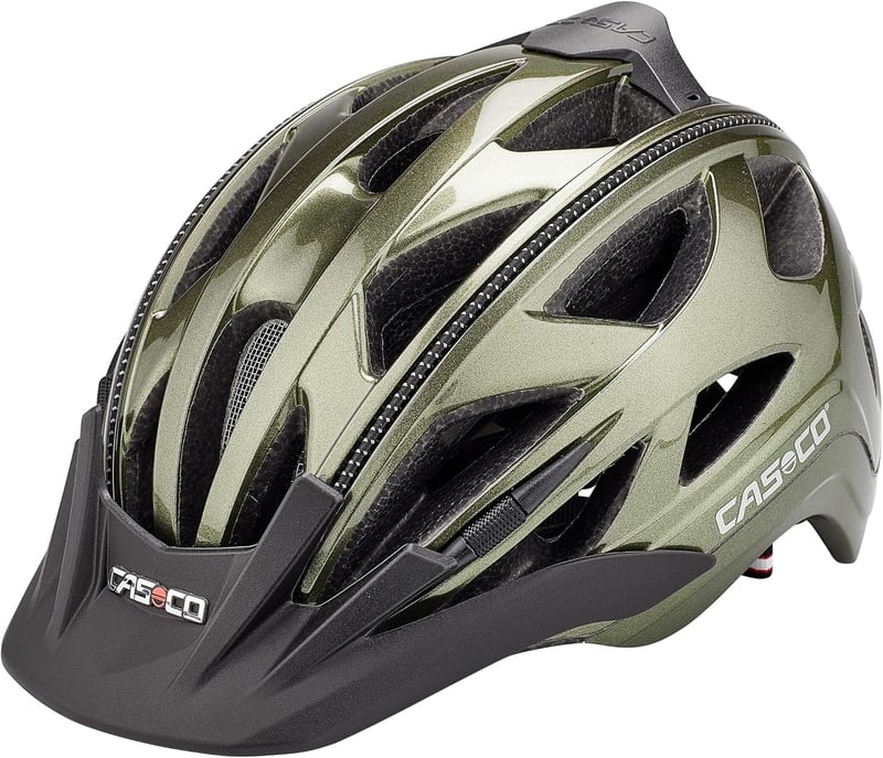 Casco ACTIV 2 Olívzöld Kerékpáros Bukósisak