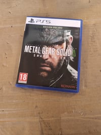 Konami Metal Gear Solid Delta Snake Eater Day One Edition PS5 játék — Egy kis karc található a lemezen (állapot: lásd a 2. képet) 2