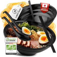 LunchHero Ramen Tál Szett 2 db 900 ml Melamin Japán Leveses Tányér 1