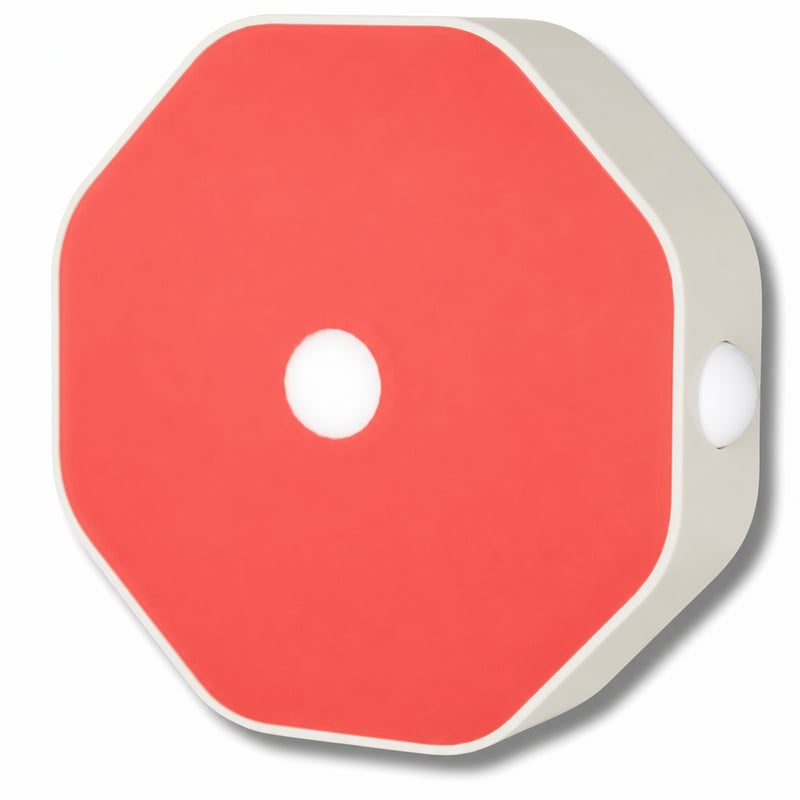 Lampă de veghe LED pentru copii Toys4Boys cu baterie de 1000 mAh, Roșu — Fără cablu de încărcare USB-C (stare: vezi a 2-a imagine)