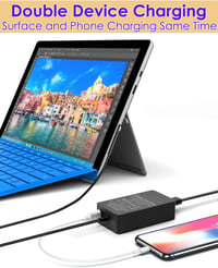 Microsoft Surface 102W töltő - Pro X, 7, 6, 5, 4, 3, Book, Laptop és Go modellekhez 2