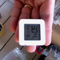 Senzor de temperatură și umiditate Xiaomi Mi 2, Interior, Alb, 43 mm, Ecran LCD, Bluetooth 2