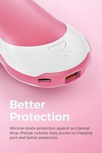 OCOOPA 10000 mAh-s gyorstöltős kézimelegítő powerbank, 15 órás üzemidő, 3 fokozat 7