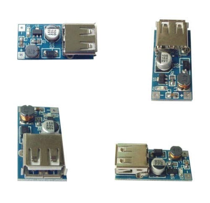 5db USB Feszültségnövelő Modul 0.9V-5V DC-DC Bemenetről 5V Kimenetre
