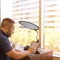 TOYMIS 40cm-es összecsukható laptop napellenző klippel, kültéri munkához és strandoláshoz 3