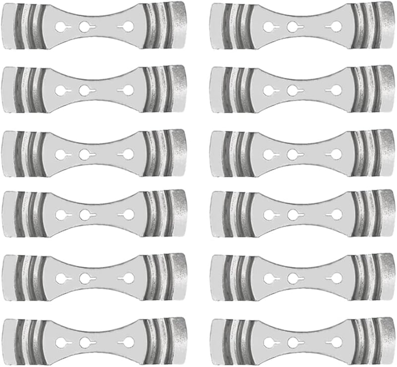 Set 12 suporturi fitil din inox - Pentru făcut lumânări acasă
