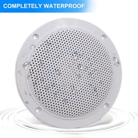 Herdio 4 Colos Mennyezeti Hangszóró, Vízálló Bluetooth Kompatibilis, Süllyesztett Kivitel, Beltéri-Kültéri Használatra, Fedett Teraszokra  2
