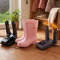 Štartovací balíček do dažďa: dievčenské čižmy 21 cm + ozónový sušič + sušič s časovačom 1