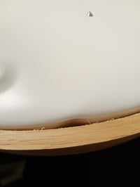 looluuloo LED stropna svjetiljka 40 cm, 30W 3000lm — neispravno, djelomično radi: oštećen poklopac, udubljena struktura (stanje: vidi 2. sliku) 2