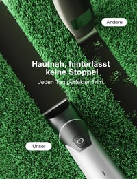 Cleanwise 2 az 1-ben Férfi Intim Borotva és Orrszőrnyíró - Újratölthető, Fájdalommentes Testszőrtelenítő Lábra, Mellkasra, Ágyékra, Vízálló, 4