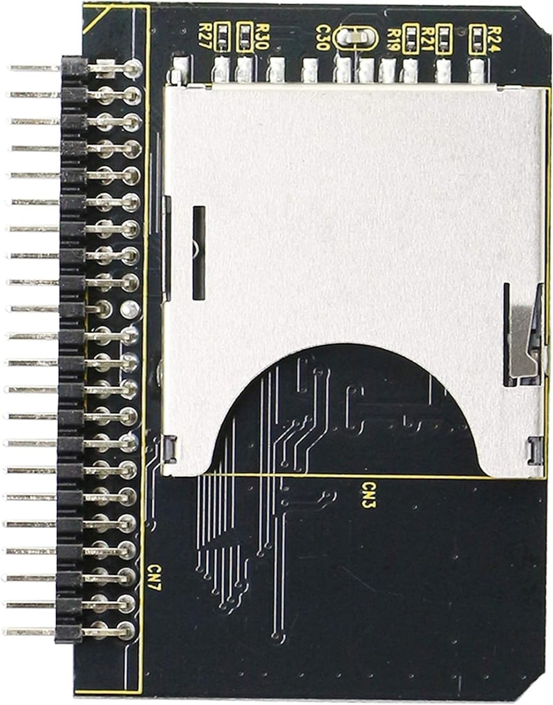 FENGQLONG SD Kártya IDE Adapter - SD/SDHC/SDXC/MMC Memóriakártya 2,5" IDE 44 Pin Átalakító, Fekete