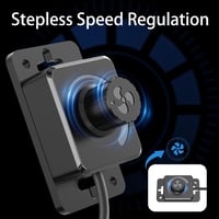 Brogachy 150 mm Állítható Csőventillátor 689 m³/h, 3000 RPM, EC Motorral - Hűtéshez, Fűtéshez, Grow Sátrakhoz, Hidroponikus Rendszerekhez, O 4