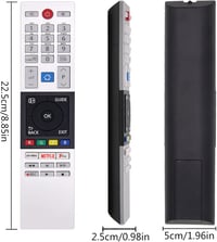 FOXRMT CT-8543 Távirányító Toshiba Smart TV-hez - Netflix, YouTube és Prime Video Gombokkal - Kompatibilis FHD/UHD/XUHD Modellekkel - Beállí 6