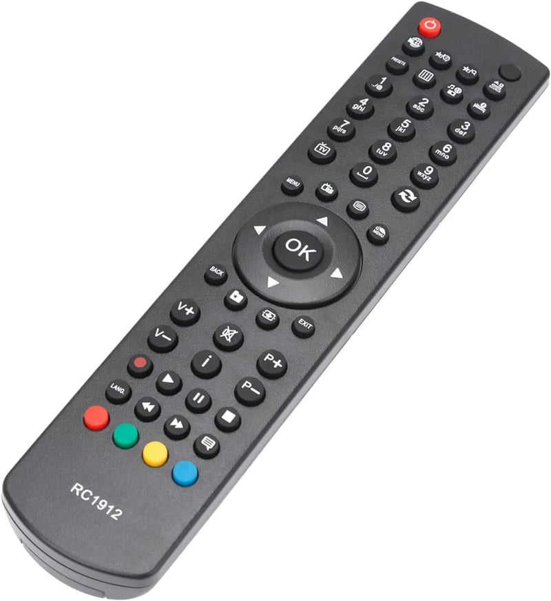 ALLIMITY Univerzális Távirányító NEO LED TV Modellekhez - Kompatibilis 18 Készülékkel, 10m Hatótávolság, Ergonomikus Kialakítás