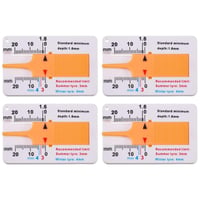 Profi Gumiabroncs Mélységmérő Szett - 4 db, 0-20 mm, Autó és Motor 1