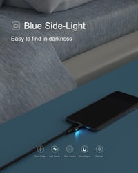 NetDot LED-es USB-A USB-M kábel, 1m, 3db-os csomag - Felújított 6