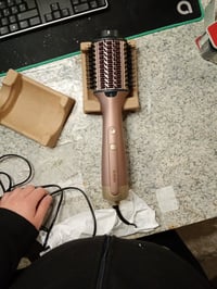 BaByliss Air Power Volume 2 az 1-ben kerek kefés hajszárító és Air Styler, arany színű - láthatóan használt 2