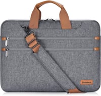 LONMEN 17,3" vízálló laptop táska fogantyúval és vállpánttal, Lenovo/Dell/HP/Acer/MSI/ASUS kompatibilis 1