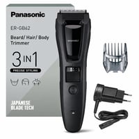 Panasonic ER-GB62-H503 Trimer za bradu i kosu za muškarce, 39 postavki duljine, 3 — bez tekućine za čišćenje i četkice (stanje: vidi 2. sliku) 3