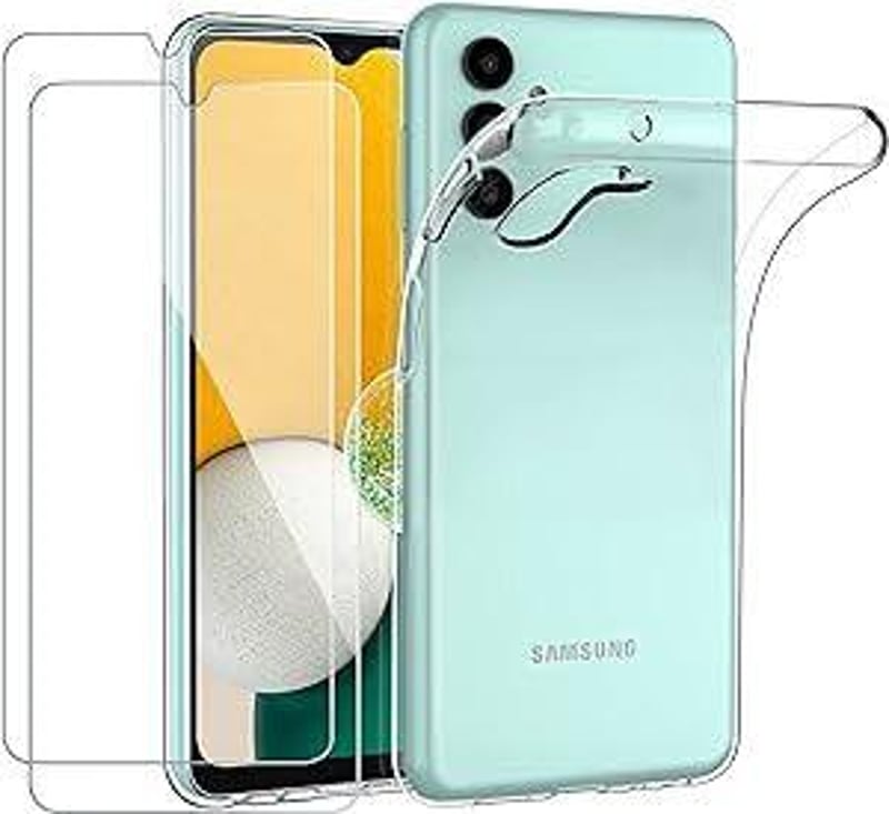 Samsung Galaxy A13 5G Átlátszó Védőtok és Edzett Üvegfólia Szett