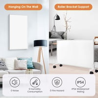 Hocosyme 800W infrapanel termosztáttal - Gyors felfűtés, 10 év garancia 4