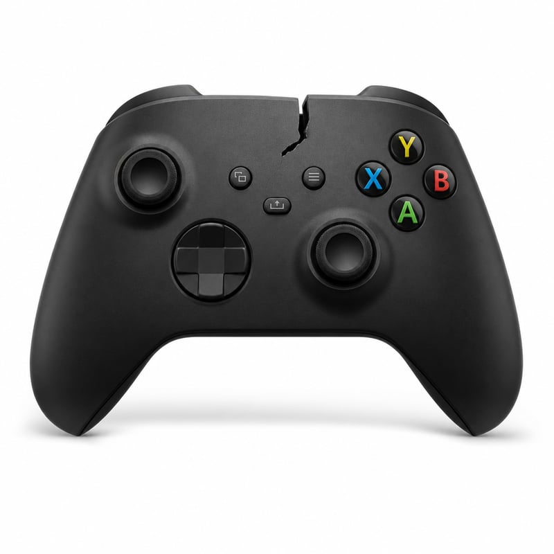 Microsoft Xbox vezeték nélküli kontroller Carbon Black — hibás, alkatrésznek: A termék PC-n le fel csatlakozik (állapot: lásd a 2. képet)