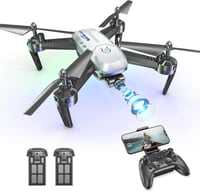 Wipkviey T6 Drón 1080p HD Kamerával, WiFi FPV Kezdőknek, 2 Akkumulátorral, 30 Perces Repülési Idővel, Gravitációs Szenzorral, Fejnélküli Mód 1