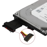 QIANRENON 15 tűs SATA tápkábel hosszabbító HDD, SSD és DVD-hez - 2 db 2