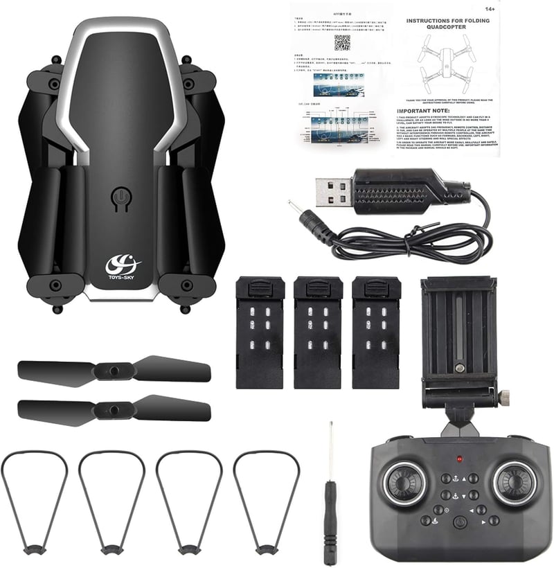 DJI Mini 4K Drón Dupla Kamerával - Összecsukható Quadcopter Gyerekeknek