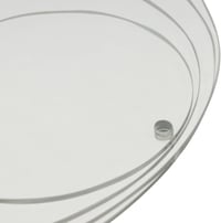 Medalion Rotund Transparent din Acril EH Design cu Orificiu - Material de Bază Decorativ Artizanal pentru Confecționare Bijuterii 3