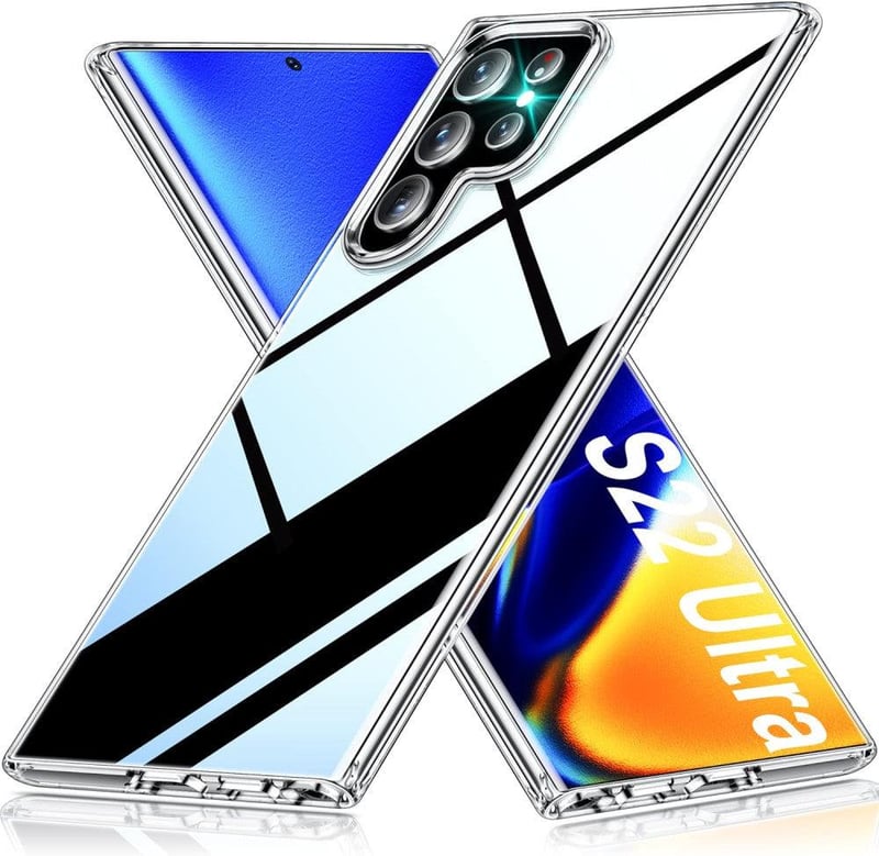 Samsung Galaxy S22 Ultra átlátszó szilikon védőtok