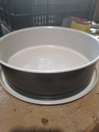 Tortová forma s klipom Dr. Oetker Back-Trend 26 cm, oceľová forma s keramickým povrchom — dno je preliačené (stav: viď 2. obrázok) 5