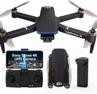 Toladrone TD31GPS GPS Drón 4K Kamerával - 5G FPV Átvitel, Kefementes Motor, Automatikus Visszatérés Funkció, Kezdőknek és Haladóknak 1