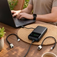 Balík pre záchranu notebooku: 1x Acer kábel + 1x Lenovo kábel + 1x 140W powerbank 1