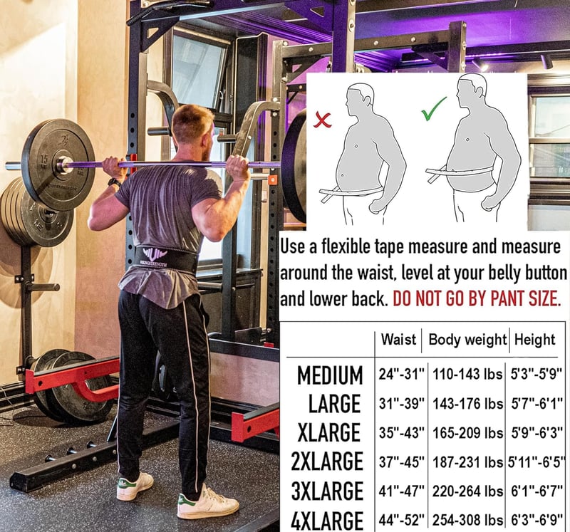 VIKINGSTRENGTH Prémium Súlyemelő Öv Edzőpántokkal - Férfi és Női Erőemelő Öv Guggoláshoz, Felhúzáshoz, CrossFit Edzéshez, M-4XL + V-Strength