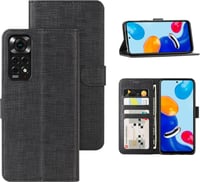 Xiaomi Redmi Note 11 Fekete Mágneses Pénztárcatok Kártyatartóval 1