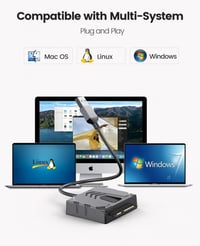 ORICO USB 3.0 - SATA III Adapter Kábel 3.5" HDD/SSD-hez, UASP és Tápegységgel 6
