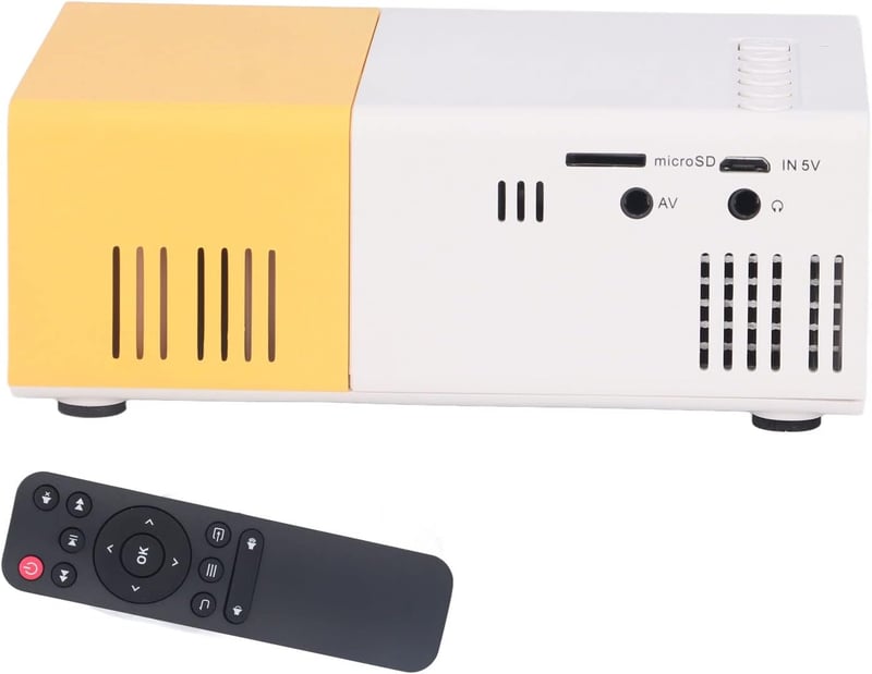 Cuifati 720P HD LED projektor, 24-60 colos vetítés, kültéri és otthoni mozizáshoz