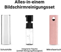 Rózsaszín Univerzális Képernyőtisztító Spray 10ml, Por- és Szennyeződésálló 2