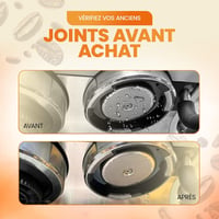 1001JOINTS 10db nyomáscső tömítés 4mm kávéfőzőhöz 6