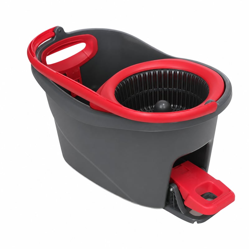 Vileda Turbo 3in1 System felmosóvödör mikroszálas — alkatrésznek / bontóra: centrifuga pedál hibás, csak vödör (állapot: lásd a 2. képet)