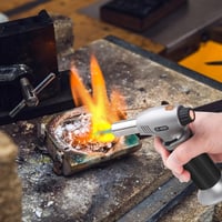 Sondiko Konyhai Bután Gázperzselő - Állítható Lánggal és Biztonsági Zárral - Crème Brûlée, Desszertek, BBQ és Sütés Készítéséhez - Alumínium 7