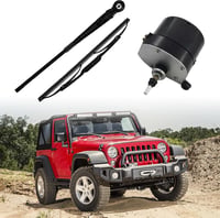 LIROPAU 12V Univerzális Szélvédő Ablaktörlő Motor Karral és Lapáttal - Traktorokhoz, Lakóautókhoz - 105° - OEM 01287358 7731000001 7