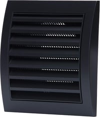 Vent Systems 100 mm Antracit Szellőzőrács - Szárítógéphez, Szellőzőnyílásokhoz és Kipufogócsőhöz - Kültéri Használatra Alkalmas Légkivezető  9